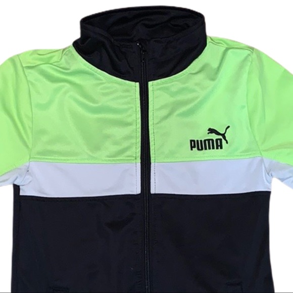 PUMA Boys Long Sleeve Sport Track Top Jacket - Picture 2 of 5